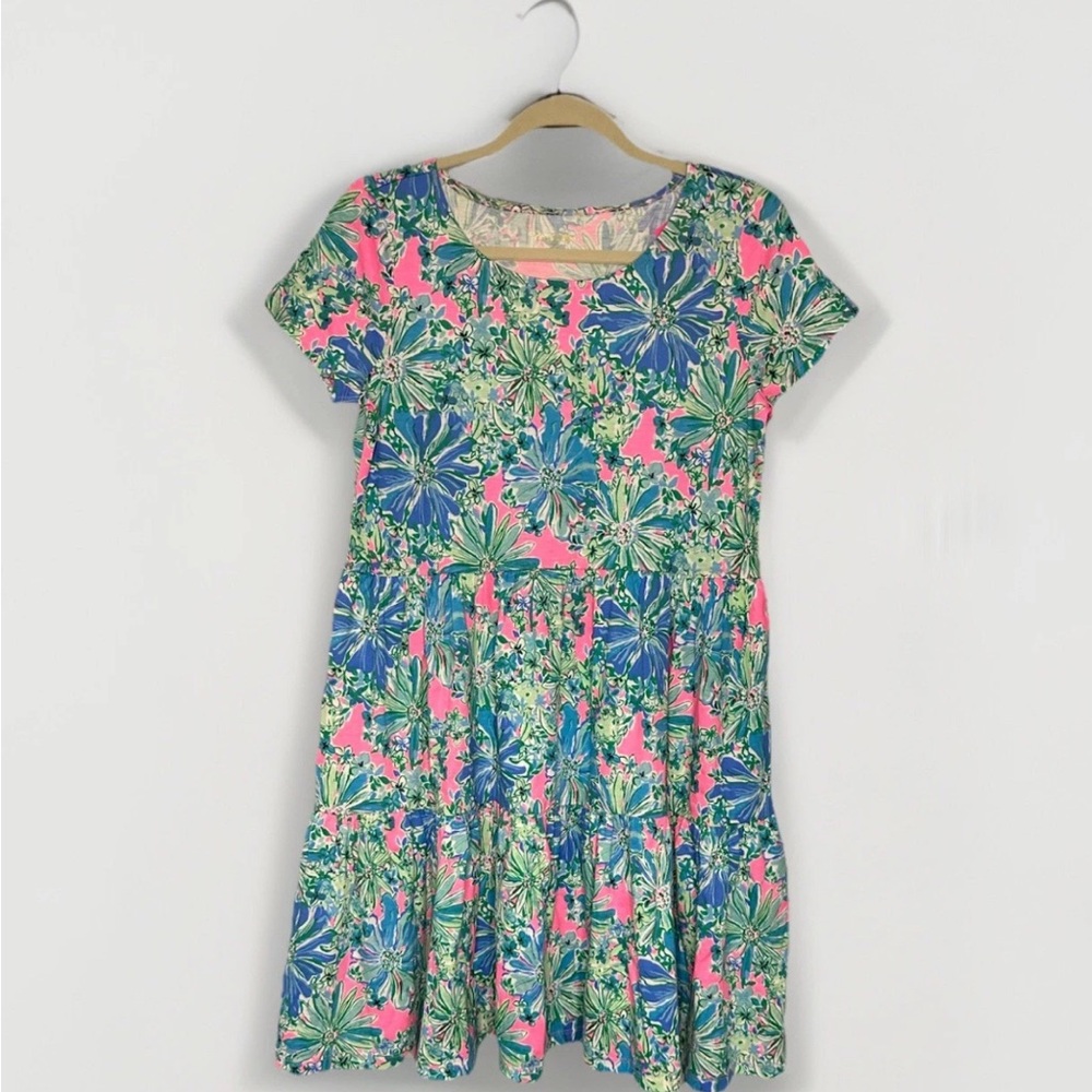 Lilly Pulitzer Geanna Short Sleeve Dress in „Good Hair Day” Size:XL